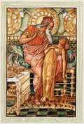 Illustration of King Midas and his daughter turned to gold – design inspiration for The Midas Tee by OAK FASHIONED